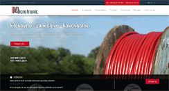 Desktop Screenshot of microtronic.si